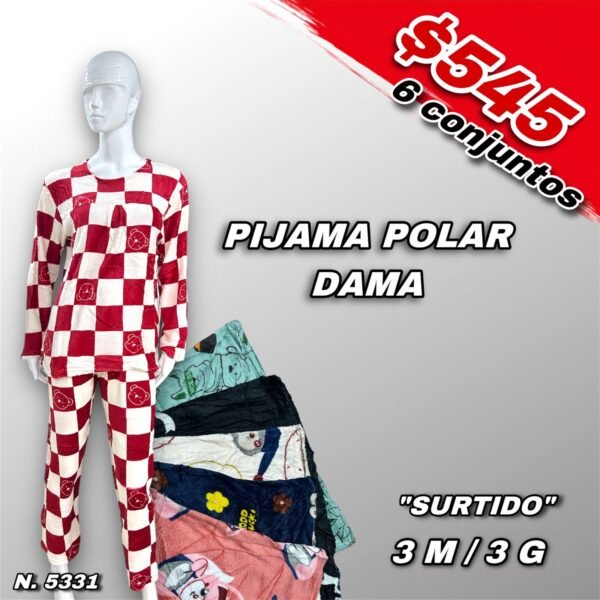 PIJAMA POLAR DAMA