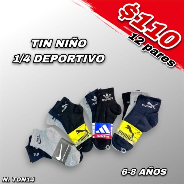 TIN DEPORTIVO NIÑO - Imagen 2