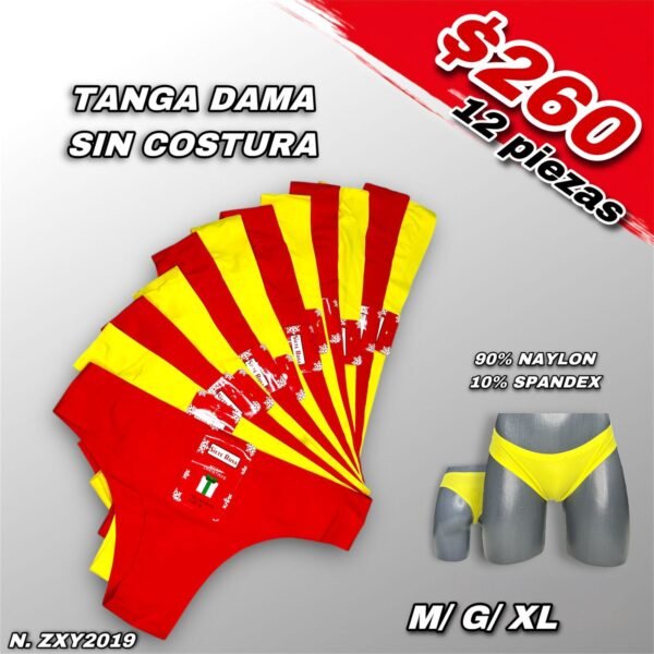 TANGA DAMA SIN COSTURA