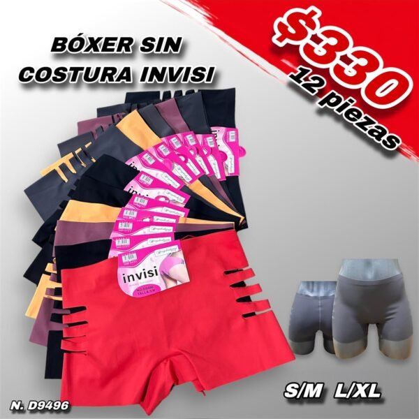 BOXER SIN COSTURA DAMA INVISI