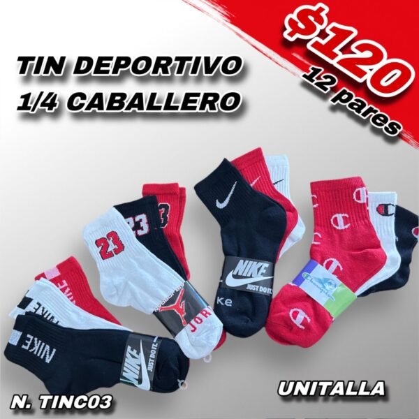 TIN 1/4 DEPORTIVO CABALLERO
