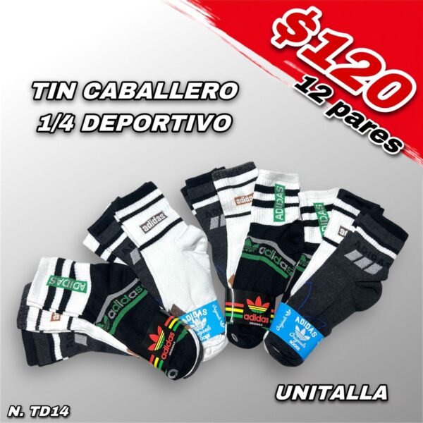TIN 1/4  DEPORTIVO CABALLERO