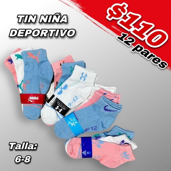TIN DEPORTIVO NIÑA - Imagen 2