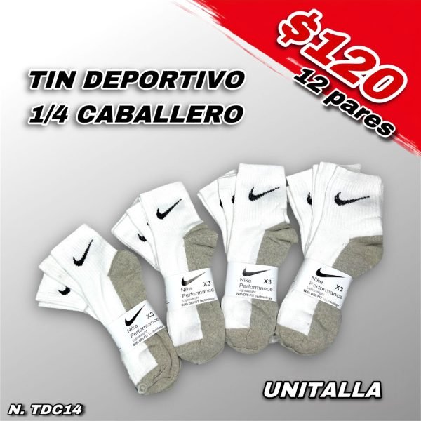 TIN DEPORTIVO 1/4 CABALLERO