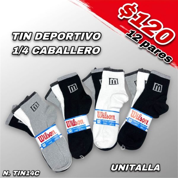 TIN DEPORTIVO 1/4 CABALLERO