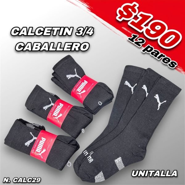 CALCETIN 3/4 CABALLERO