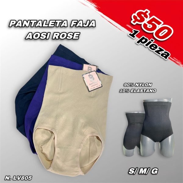 PANTALETA FAJA AOSI ROSE