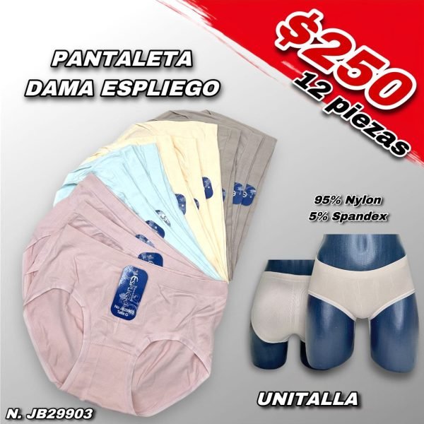 PANTALETA DAMA ESPLIEGO