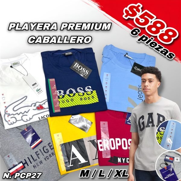 PLAYERA PREMIUM CABALLERO - Imagen 3