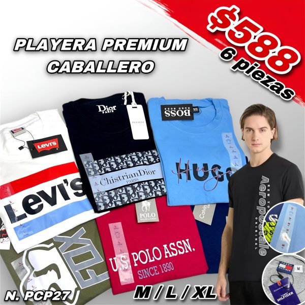 PLAYERA PREMIUM CABALLERO - Imagen 2