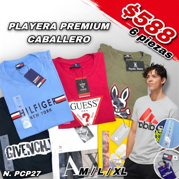 PLAYERA PREMIUM CABALLERO