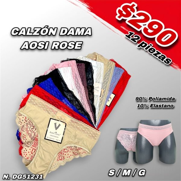 CALZON DAMA AOSI ROSE