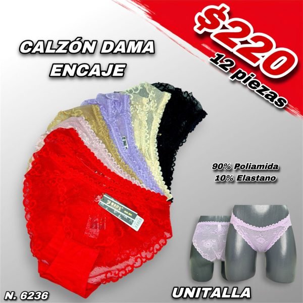 CALZON DAMA ENCAJE