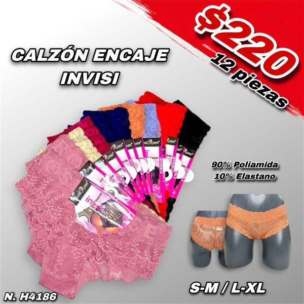 CALZON ENCAJE INVISI