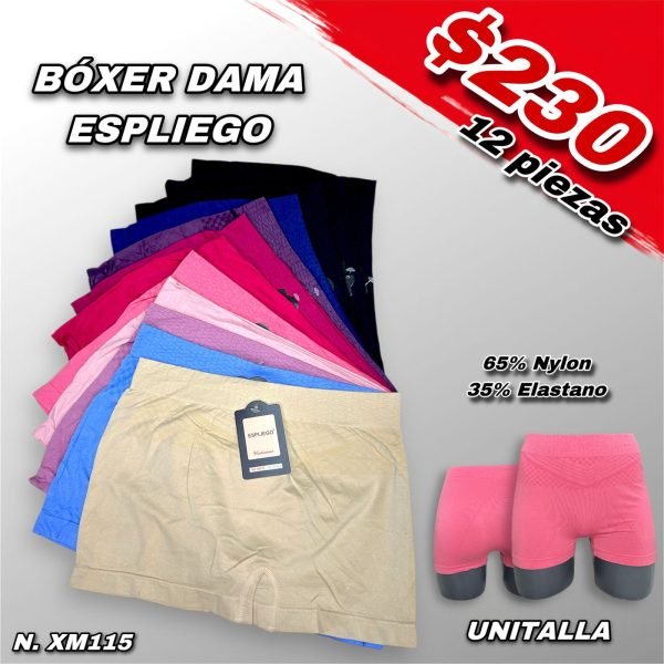 BOXER DAMA ESPLIEGO