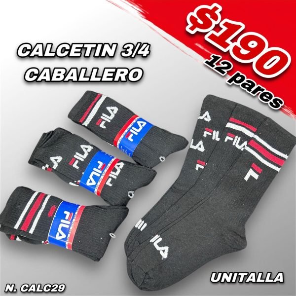 CALCETIN 3/4 CABALLERO