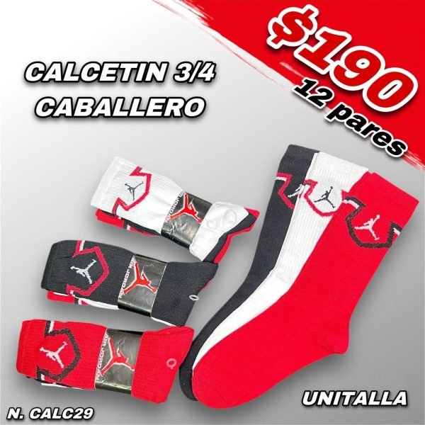 CALCETIN 3/4 CABALLERO
