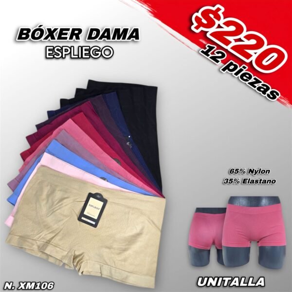 BÓXER DAMA ESPLIEGO
