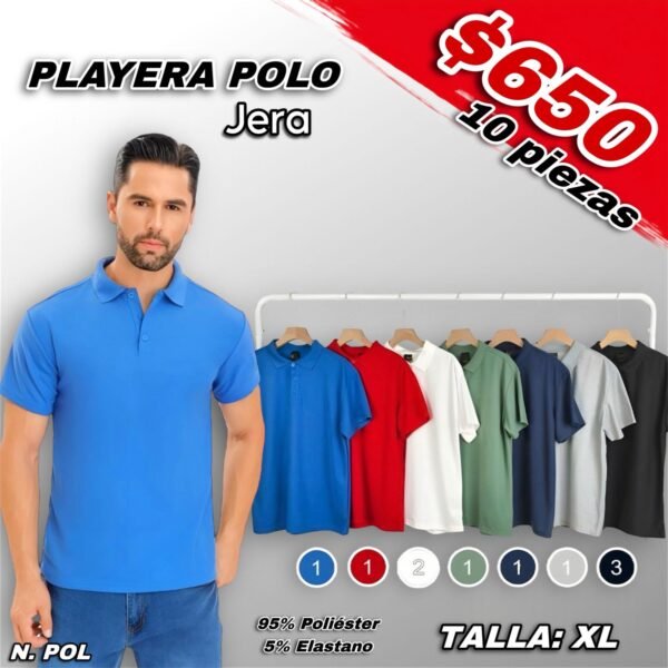 PLAYERA POLO JERA