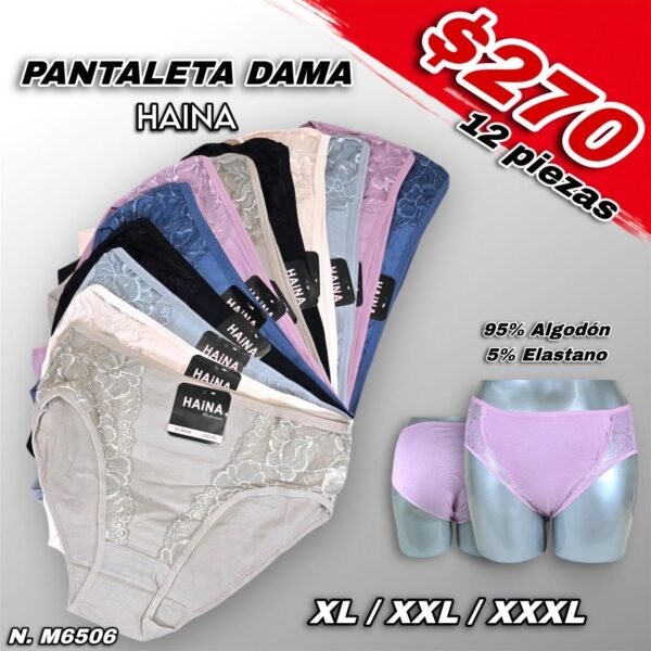PANTALETA DAMA HAINA