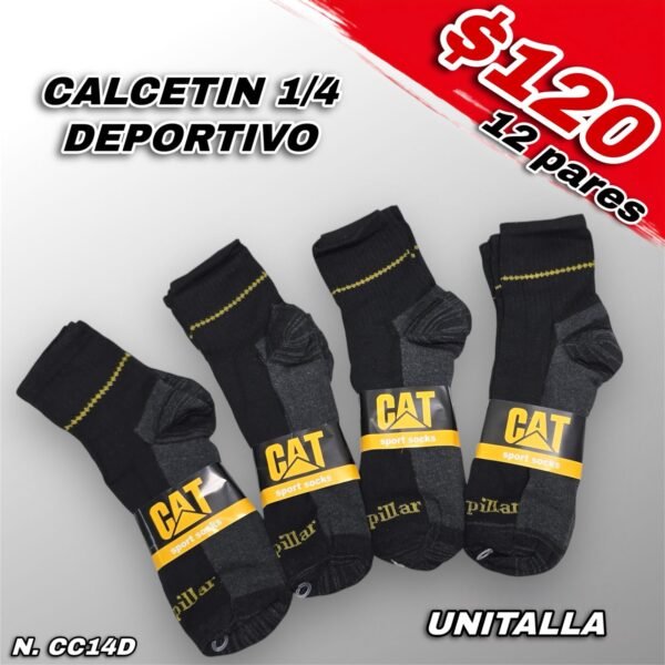 CALCETÍN CABALLERO 1/4 DEPORTIVO