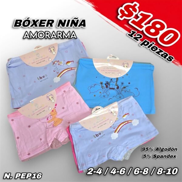 BÓXER NIÑA AMORARMA