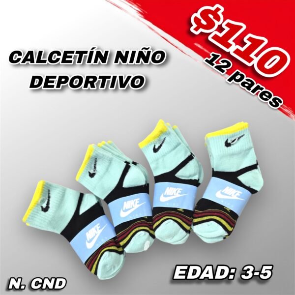CALCETÍN DEPORTIVO NIÑO