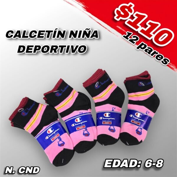 CALCETÍN DEPORTIVO NIÑA