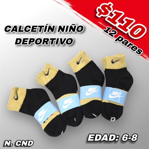 CALCETÍN DEPORTIVO NIÑO