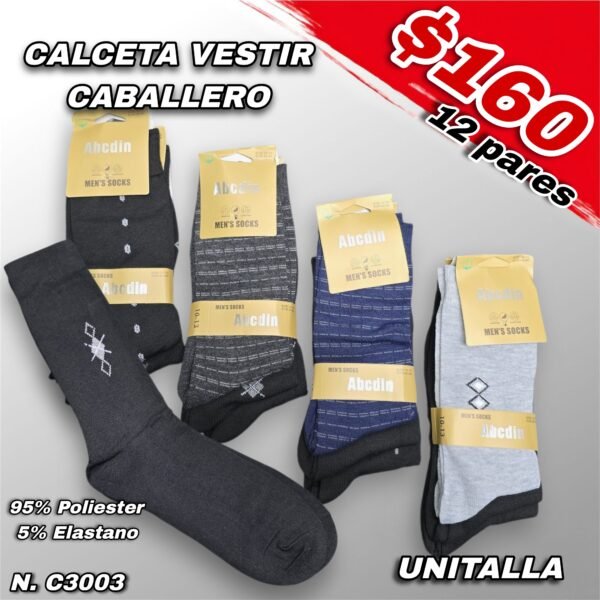 CALCETÍN DE VESTIR CABALLERO