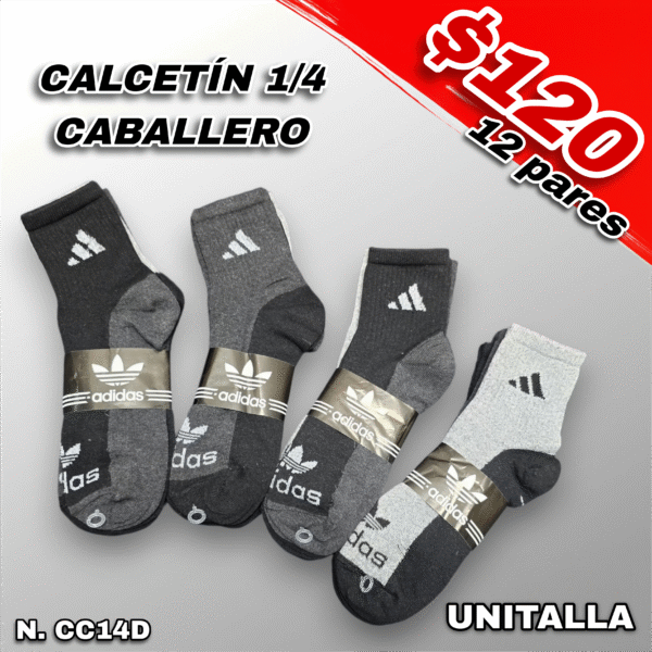 CALCETÍN DEPORTIVO 1/4 CABALLERO