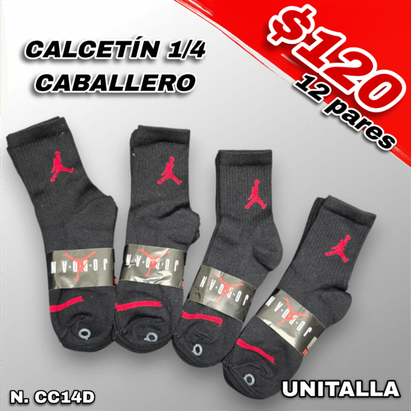 CALCETÍN DEPORTIVO 1/4 CABALLERO