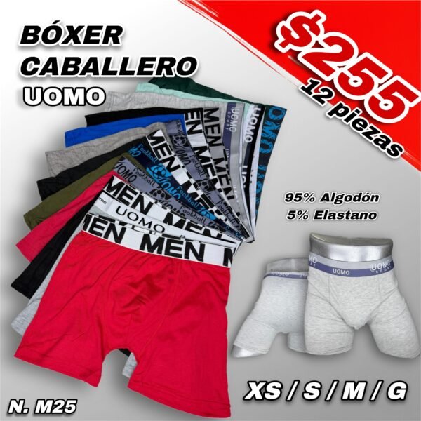 BOXER CABALLERO LARGO UOMO