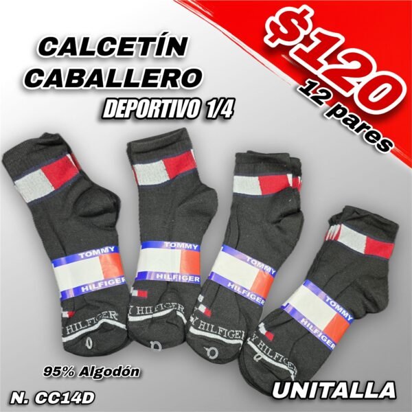CALCETÍN 1/4 DEPORTIVO CABALLERO
