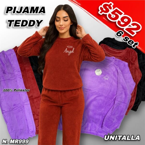 PIJAMA TEDDY LADY POLO