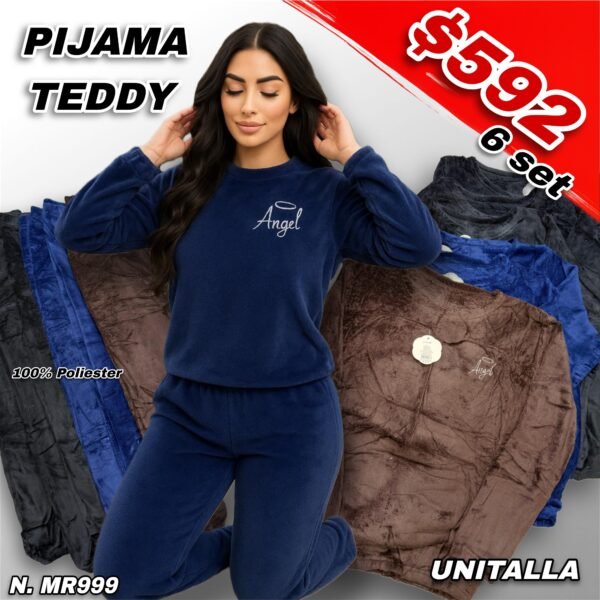 PIJAMA TEDDY LADY POLO