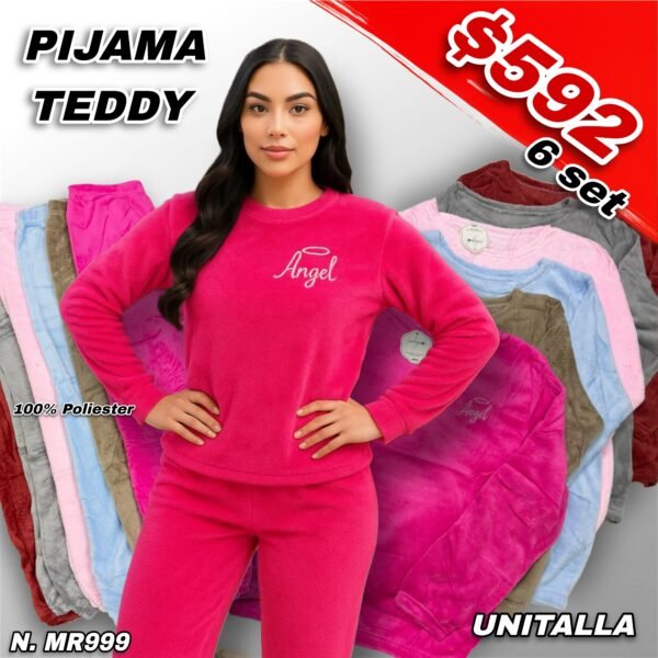 PIJAMA TEDDY LADY POLO