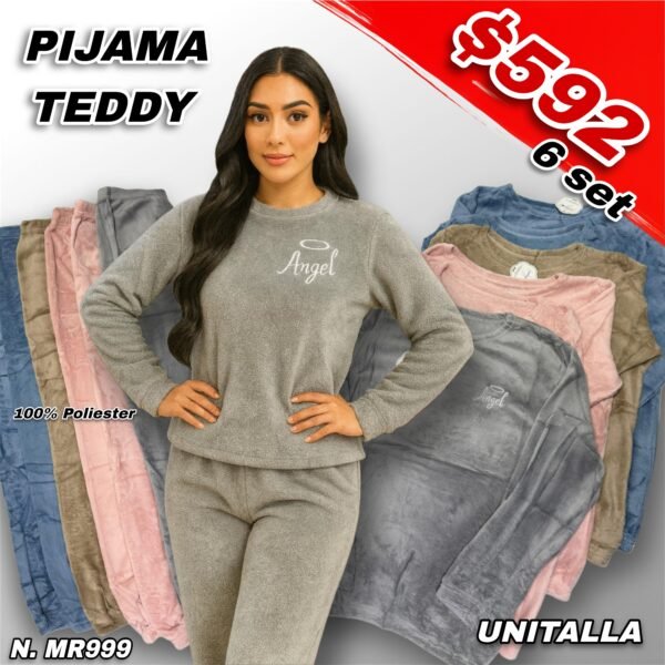 PIJAMA TEDDY LADY POLO