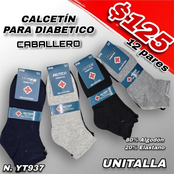 CALCETÍN PARA DIABETICO