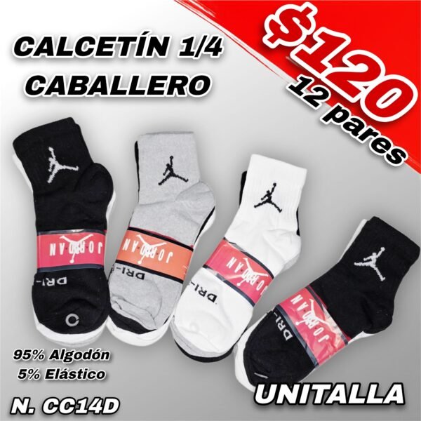 CALCETÍN DEPORTIVO 1/4 CABALLERO