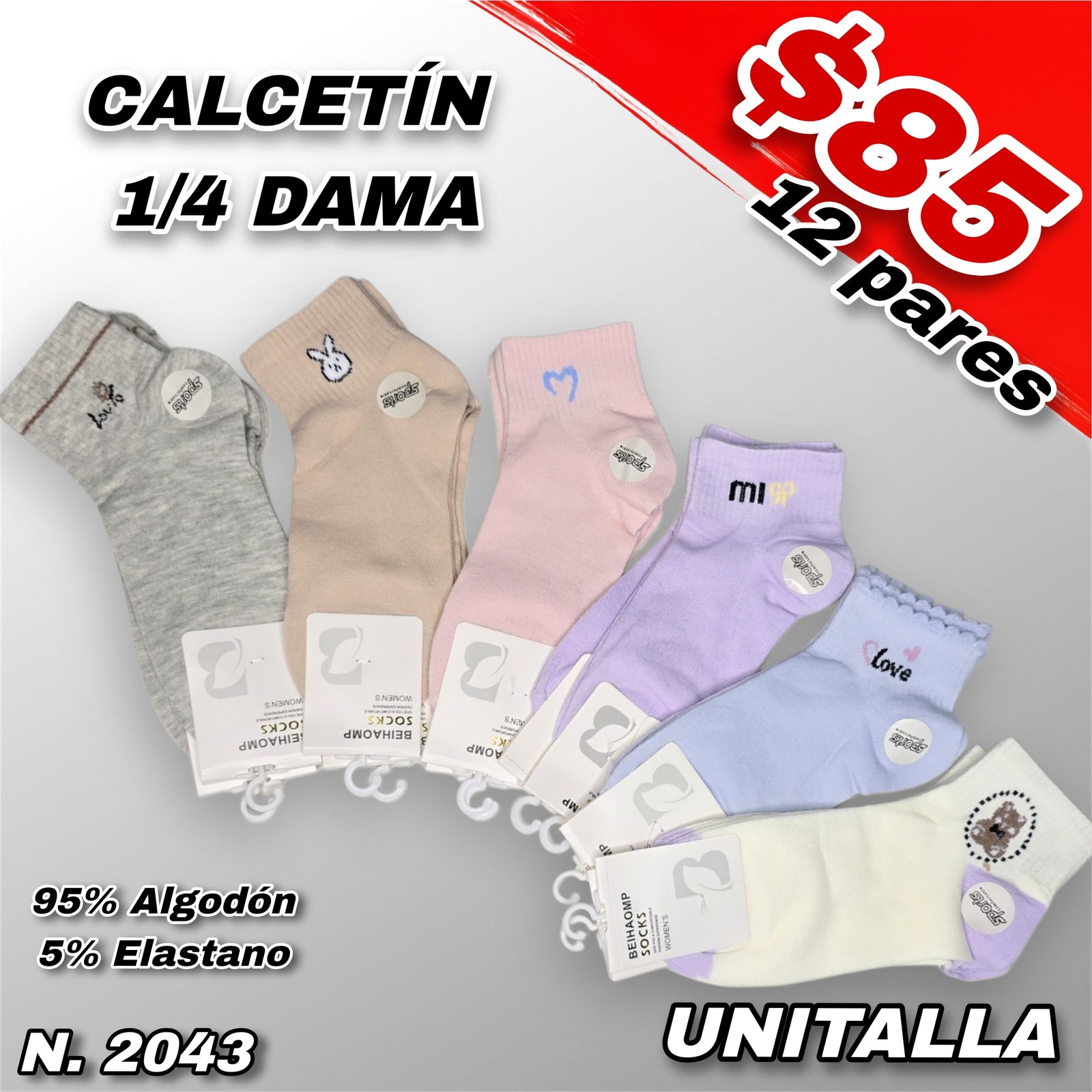CALCETÍN DAMA IMPORTACIÓN