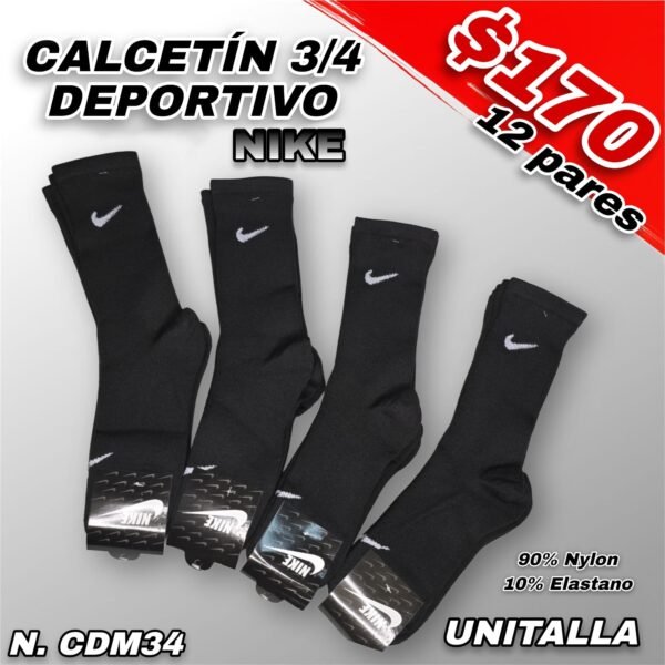 CALCETÍN DEPORTIVO 3/4 UNISEX