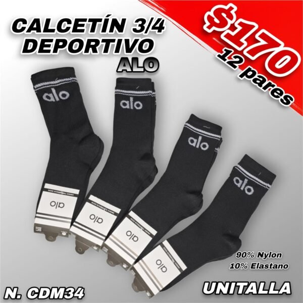 CALCETÍN DEPORTIVO 3/4 UNISEX