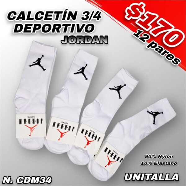 CALCETÍN DEPORTIVO 3/4 UNISEX
