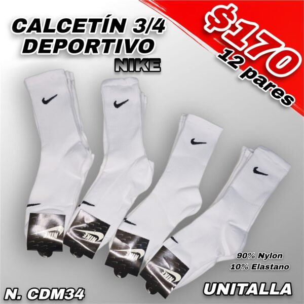 CALCETÍN DEPORTIVO 3/4 UNISEX