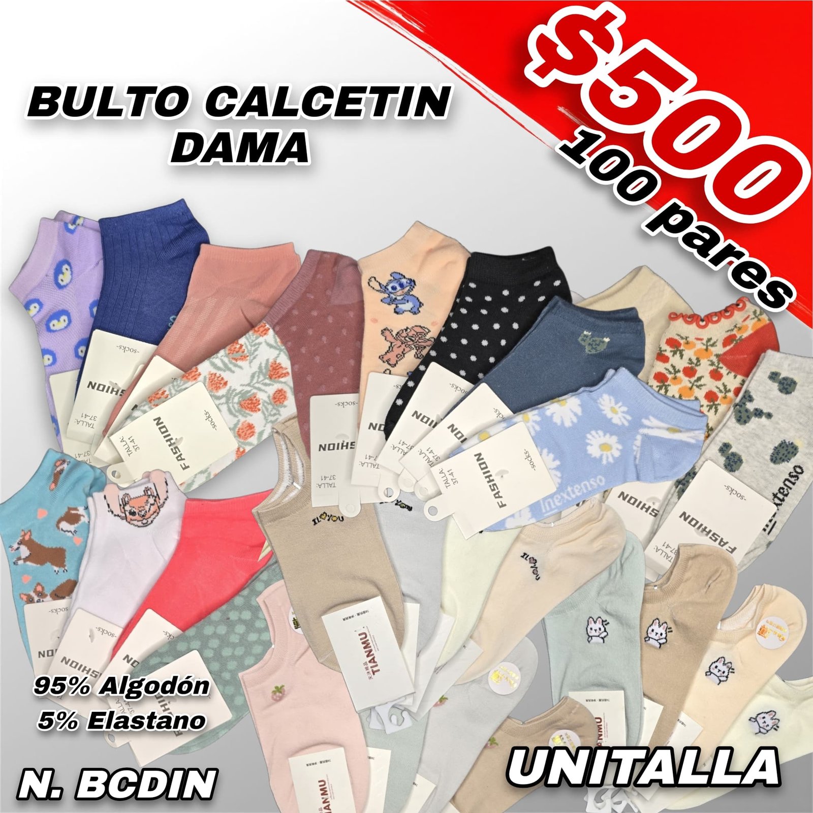 BULTO CALCETÍN DAMA