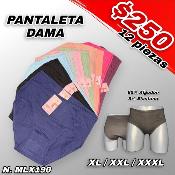 PANTALETA DAMA PINK BLACK