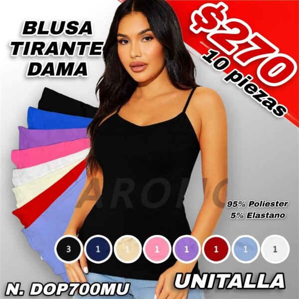 BLUSA TIRANTE DAMA DARONG