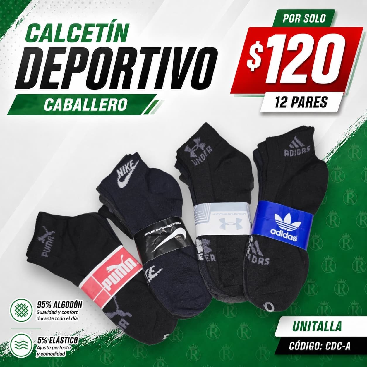 CALCETÍN DEPORTIVO CABALLERO