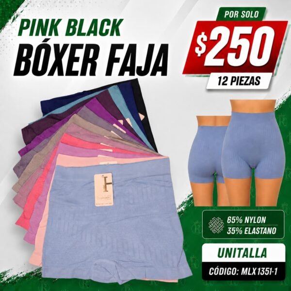 BÓXER FAJADAMA PINK BLACK